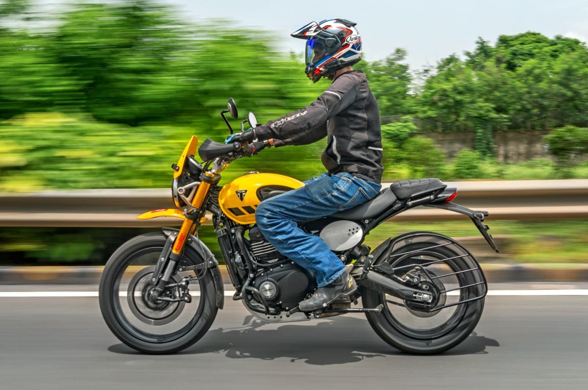 It uses cross-spoke rims from Excel, which cost over Rs 70,000 if purchased separately.